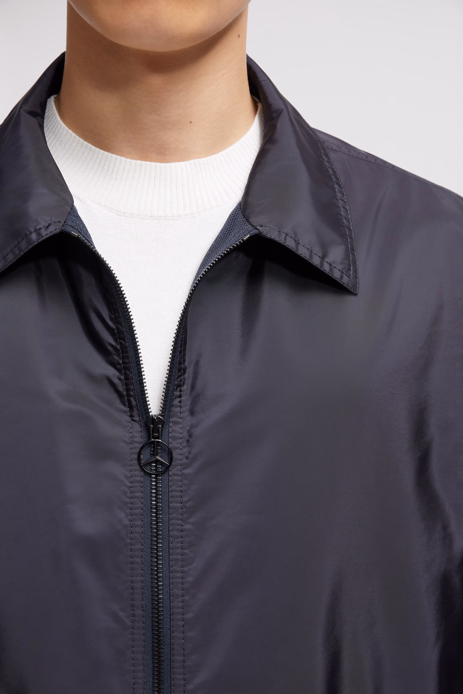 Moncler x Mercedes-Benz by NIGO Sopdu Shirt Jacket Men Navy Blue Moncler 7